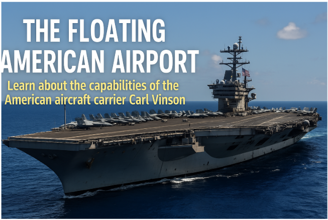 The Floating American Airport… Learn About the Capabilities of the American Aircraft Carrier Carl Vinson